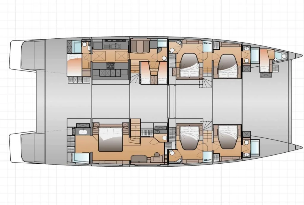 ALOIA 80 yacht layout